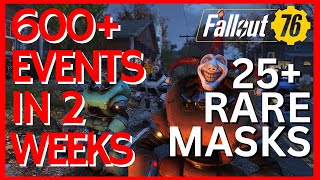 Getting EVERY RARE Fasnacht Mask in 2 Weeks 25 Rare MASKS Fallout 76 [upl. by Domingo921]