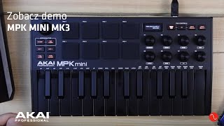 Klawiatura sterująca MPK Mini MK3 z Akai Professional  Demo [upl. by Drusus]