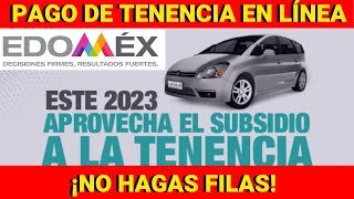 PAGO DE TENENCIA quotEN LÍNEAquot DE MOTO O CARRO ESTADO DE MÉXICO 2023  TRÁMITES  FÁCIL Y RÁPIDO SEMOVI [upl. by Othilia102]