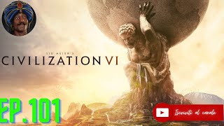 Sid Meiers Civilization VI  Ep101  Chandragupta India [upl. by Akeyla963]