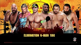 WWE 2K15  Team Cena vs Team Authority Xbox One [upl. by Adeuga]