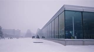 Snow at EPFL 02032018 [upl. by Elleb]