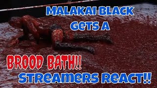 Streamers React Malakai Black gets a Brood Blood Bath From Adam Copeland aew aewdynamite [upl. by Nagah775]