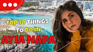 Top 10 things to do in Ayia Napa 2023 [upl. by Thorbert469]