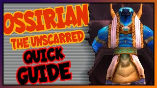 Ossirian the Unscarred TLDW video guide  Ruins of AhnQiraj  Classic WoW [upl. by Madra808]