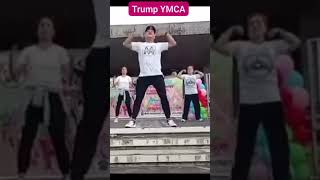 president trump YMCA ymca shortvideo zumbadancelife danceworkout [upl. by Hayidah591]