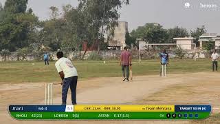 Team Mehrana vs Jharli  05Nov24 0203 PM 6  Palda Cricket Tournament  Cr [upl. by Ahsinnod294]