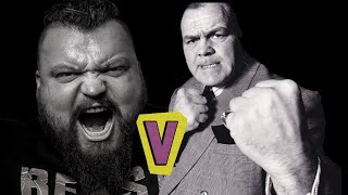 Eddie Hall v Lenny McLean  No Holds Barred Street Fight Fantasy Match Up [upl. by Tibbs]