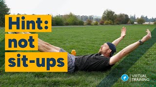 2 Core Exercises Every Runner Should Do  Plus a 4 Minute Tabata Ab Workout [upl. by Edurtreg]