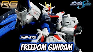 RG Freedom Gundam Review  Mobile Suit Gundam SEED [upl. by Wenn]