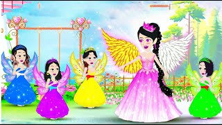 Pari ki kahani सिंडरेला परी के जादूई सोने और चांदी के पंख Fairytale story  Magical story  cartoon [upl. by Pilar]