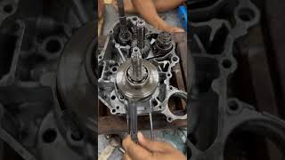 HONDA WAVE ENGINE TRANSMISSION  CRANKSHAFT [upl. by Rubetta]