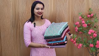 ASSORTED BUDGET FRIENDLY SALWAR MATERIALS [upl. by Odlanyer261]