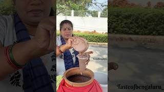 Hardworking women selling Raagi malt in street🔥❗️Healthy drink  Street video food Raagimalt [upl. by Kristel745]