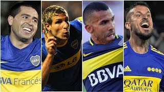 50 GOLAZOS INOLVIDABLES EN BOCA JUNIORS [upl. by Ferdinana]