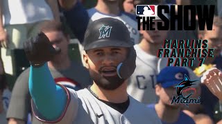 Wrigley Field Showdown MLB THE SHOW 24 MARLINS FRANCHISE PART 7 [upl. by Vassell435]