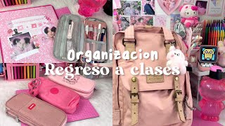 Organización para el regreso a clases 2022🎀☁️  Carpeta lapicera bullet journal mochila…🎨✨ [upl. by Anawaj]