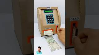 How to make a diy ATM matching  how to make a diy cardboard atm matching  cardboard toys shorts [upl. by Yk751]