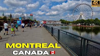 Walking Montreal Canada 4K  Old Port of Montreal 🇨🇦 [upl. by Philpot]