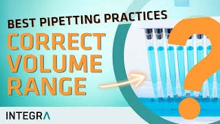 How to use a pipette Correct volume range [upl. by Desberg]