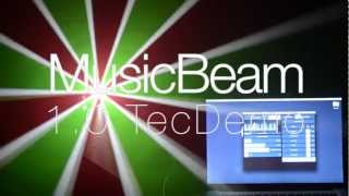 MusicBeam – DIY LASER SHOW using a video projector [upl. by Eniarol]