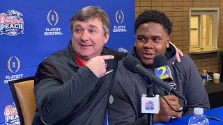 quotCan I call you Kirbyquot  Warren Brinson puts Kirby Smart on the hot seat [upl. by Roldan]