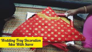 Wedding Tray Decoration  Totto Sajano  Saree Diye Totto Sajano [upl. by Ennaed]