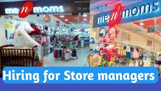 Retail store manager job vacancy  How to apply  8 States  Qualification  Salary [upl. by Eedeed]