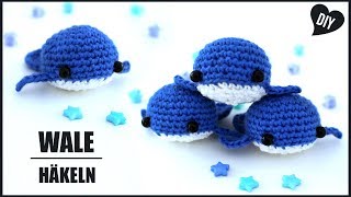 Wal häkeln  Tiere Häkelanleitung  Amigurumi DIY by Pfirsichteufel [upl. by Rolf38]