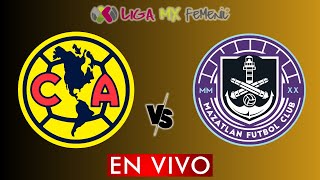 AMERICA VS MAZATLAN EN VIVO  LIGA BBVA MX FEMENIL APERTURA 2024  DONDE VER EN VIVO [upl. by Ahsinwad]