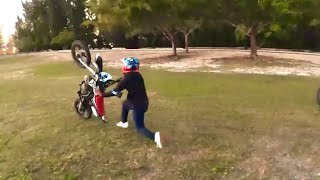 Teaching a Stranger to wheelie in 5 mins [upl. by Noraed]