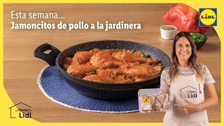 Jamoncitos de pollo a la jardinera🍗😋  Recetas de pollo  Lidl España [upl. by Esimorp207]