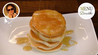 Prawdziwe amerykańskie PANCAKES Przepis jak zrobić te puszyste i delikatne naleśniki MENU Dorotki [upl. by Kristan727]