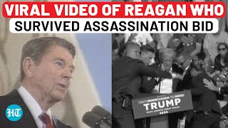 Trump Attack When Former President Ronald Reagan Joked About Assassination Attempt ‘Missed Me’ [upl. by Madelyn]