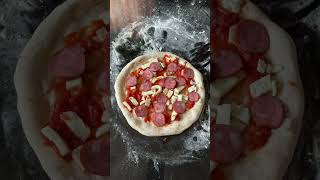 Pizza Meat Lovers Pepperoni calabresa linguiça Toscana e presunto 🍕🥩 pizzaria pizzalover [upl. by Selin628]