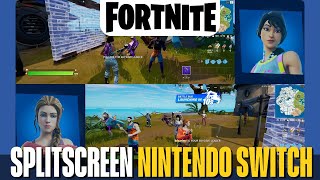 How to Play Fortnite SPLIT SCREEN on Nintendo Switch 2024 [upl. by Annaeed905]