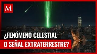 Fenómeno celestial en Querétaro ¿un meteorito o una señal extraterrestre [upl. by Naot]