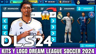 COMO PONER KITS Y LOGOS AL DREAM LEAGUE SOCCER 2024 UNIFORMES Y ESCUDOS MUY FÁCIL [upl. by Nnairahs]