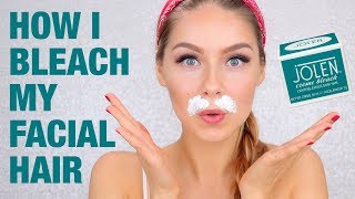 HOW TO BLEACH YOUR FACIAL HAIR [upl. by Trix]