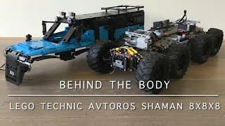 Lego Technic Avtoros Shaman 8x8x8  Behind The Body 5 [upl. by Yenolem]