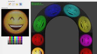 PIXEL LED ARCH GATE SOFTWARE  COPY DESIGN AND CHARGE COLOUR [upl. by Spearman]