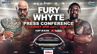 Tyson Fury vs Dillian Whyte  PRESS CONFERENCE [upl. by Assin]