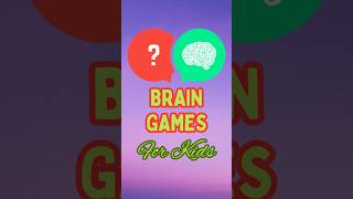 Top 5 Brain Games for Kids to Boost Cognitive Skills kids shorts [upl. by Annek]