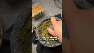 Simple DIY vegan pesto sauce with almonds and miso paste [upl. by Emogene557]