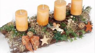 Adventskranz selbst basteln Adventsgesteck selber machen [upl. by Mintun]