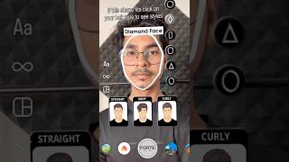 How to find face shape 😎 faceshapes hairstyle hair fashion viralvideo [upl. by Hterrag281]