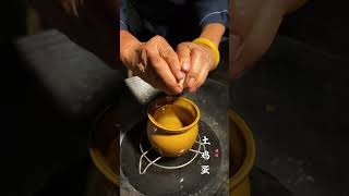 Making loofah and watered eggs is a skill of the older generation traditional rural life [upl. by Asylem]