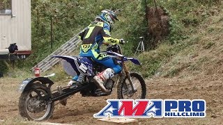 2018 AMA Pro Hillclimb SeriesFreemansburg 2 Round 9 Highlights [upl. by Meeharb]