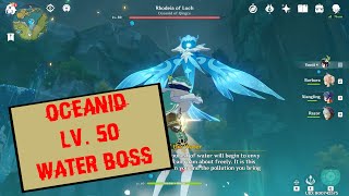 Genshin Impact  Water Boss OCEANID SOLO quick guide [upl. by Theall]