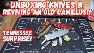 Unboxing Knives amp Reviving a Camillus Knife with Fascinating Historyquot [upl. by Connor920]